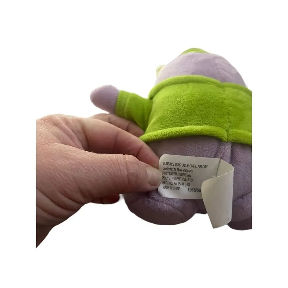 Disney Kids Purple & Green OK Shirt Monster University Squishy Stuffed Plush Toy